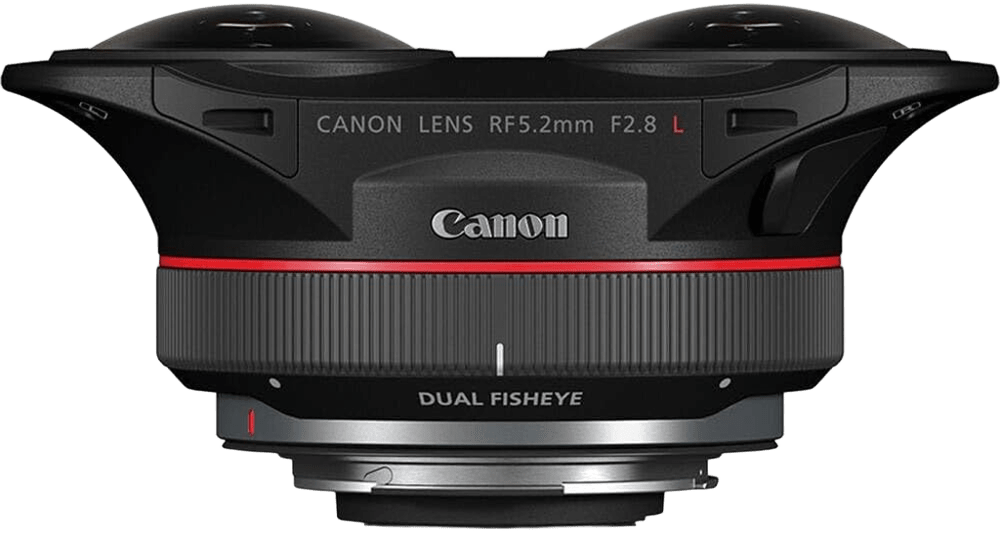 キヤノン RF5.2mm F2.8 L DUAL FISHEYE レンズ